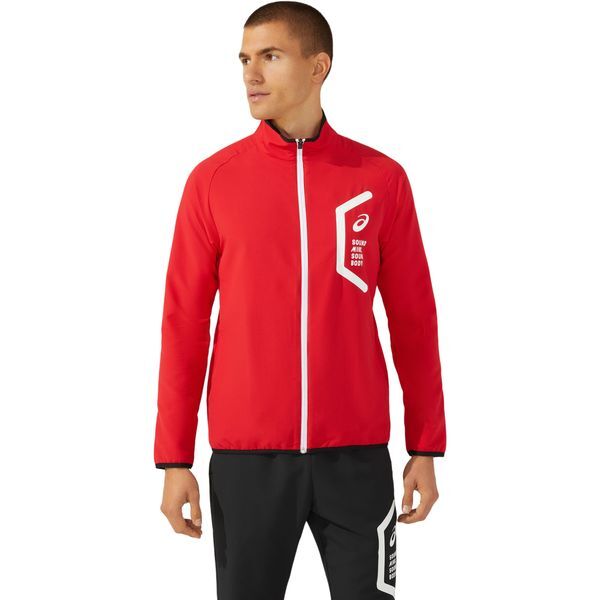 スポーツウエア TEAM HEX DRY CROSS JACKET CLASSIC RED M 2031E052 600