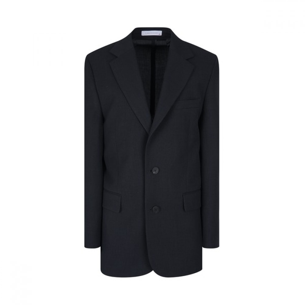 (リバークラッシュ) LIS26807 ネイビーリラックスフィットツーボタンセットアップジャケット