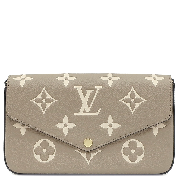 ルイヴィトン LOUIS VUITTON チェーンウォレット ポシェット フェリシー モノグラムアンプラントレザー トゥルトレール×クレーム ゴールド金具 新品 未使用 チェーンショルダー M8261