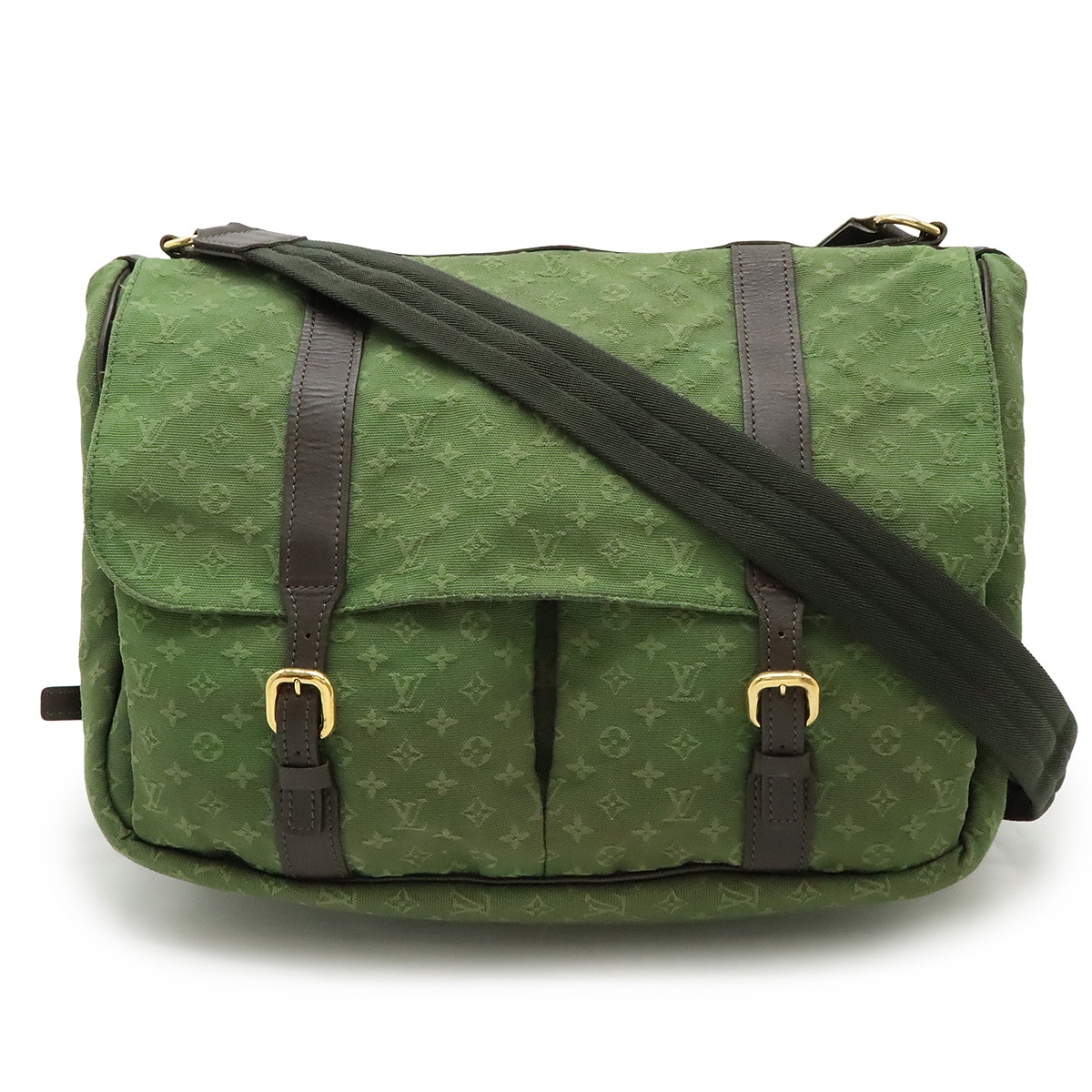 モノグラムミニ サックママン マザーズバッグ ショルダーバッグ 斜め掛け TSTカーキ M4235