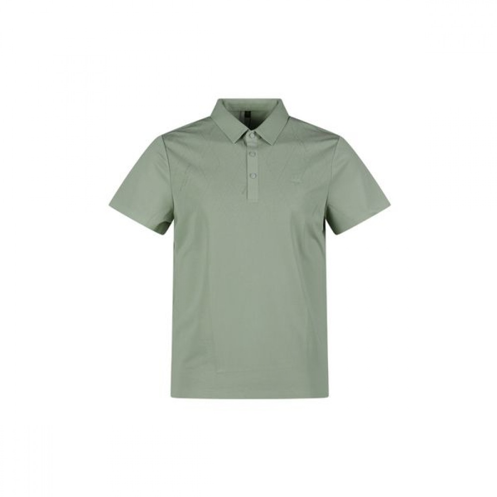 [ラックスゴルフ] ラックスゴルフオッティモメンズインポートシームレスパターンカラー半袖TシャツOT25M407