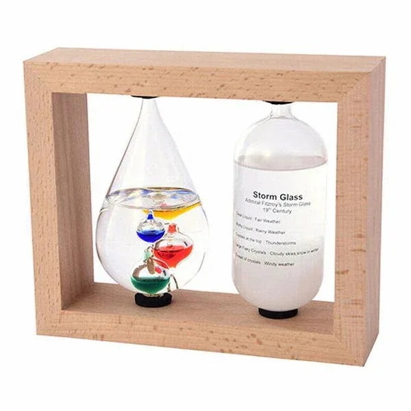 オブジェ 置き物 インテリア雑貨 家具 インテリア FunScience ストームグラス 温度計