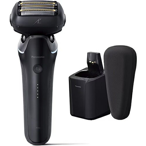 パナソニック【Panasonic】メンズシェーバー LAMDASH PRO6 （ラムダッシュ プロ6） クラフトブラック 6枚刃 全自動洗浄充電器セミハードケース付 ES-L670U-K【ハイグレード