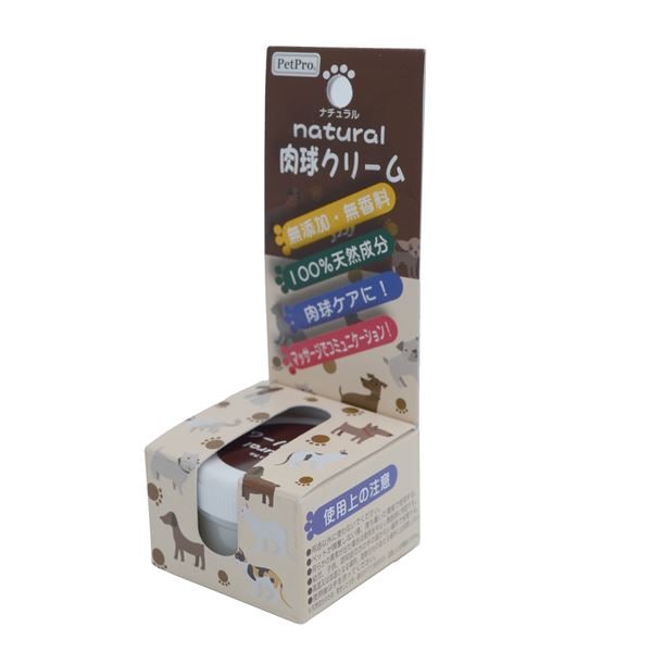(まとめ)ペットプロ ナチュラル肉球クリーム(×10セット)