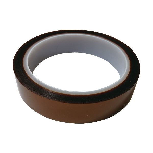 (まとめ) TRUSCO ポリイミド粘着テープ 20mm×33m 茶褐色 TPFT-20-33 1巻 (×3セット)