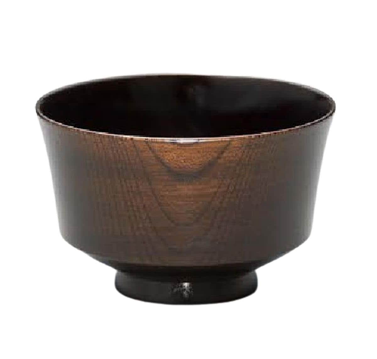 J-kitchens 味噌汁 お椀 日本製 木製 Keyaki 汁椀 黒 （1客) 11.5cm 漆塗り 手塗り その壱