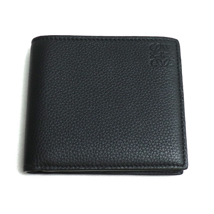 LOEWE ロエベ バイフォールド ウォレット 二つ折り財布 ブラック C660302X02 ユニセックス 中古 美品