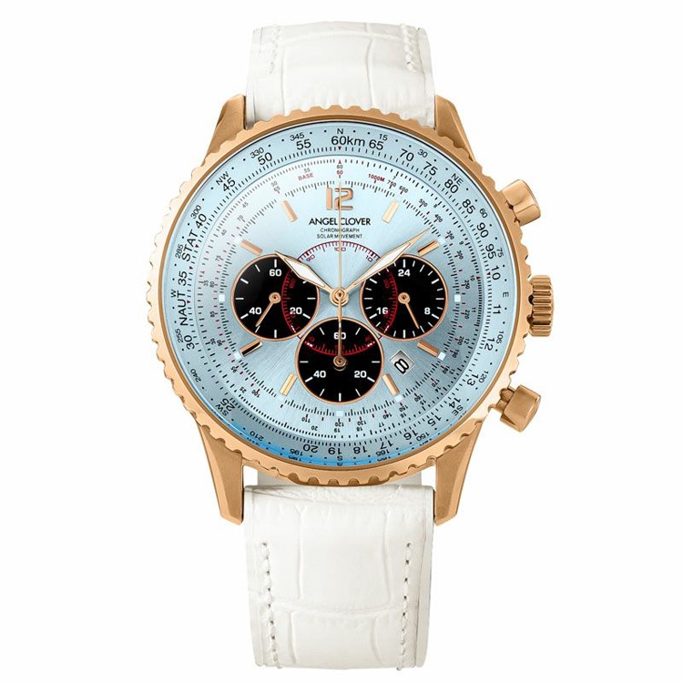 エンジェルクローバー 【国内正規品】TIME CRAFT SOLAR ソーラー　メンズタイプ NTS44PBU-WH