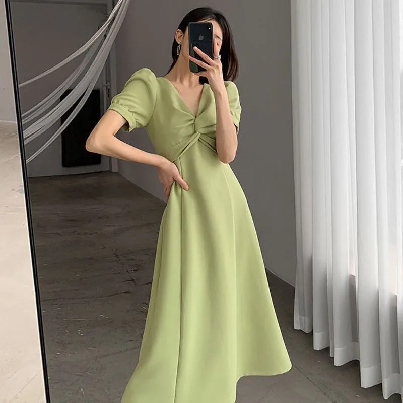 春新作 ワンピース 春 夏 ロング マタニティ ロングワンピース 大きいサイズ レディース ロング丈 長袖 ニットワンピース 韓国ワンピース 半袖 ド