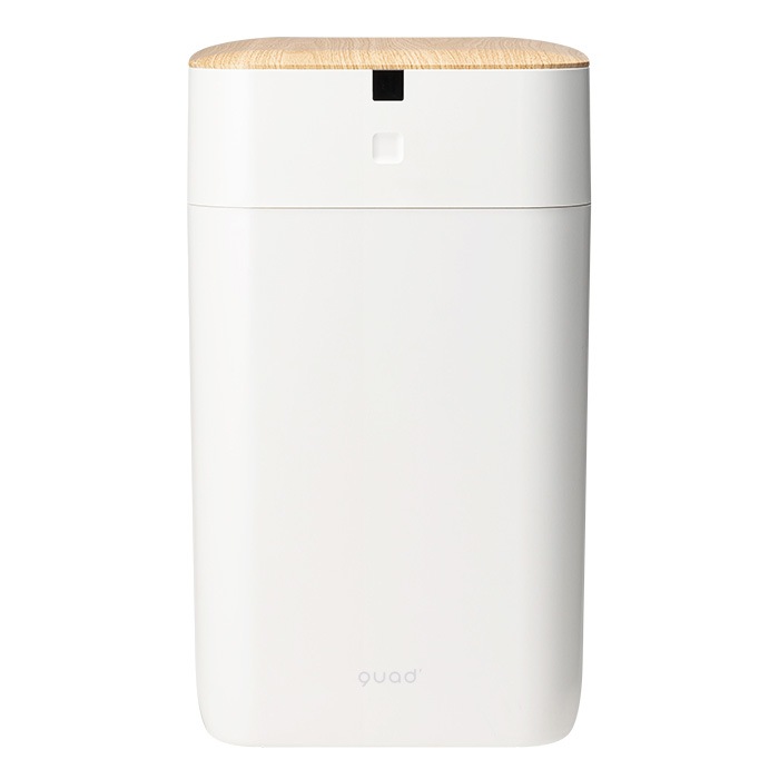 ゴミ箱 15L ELBIN エルビン 全自動スマートゴミ箱 センサー 自動密封 QS557IV アイボリー×ナチュラルウッド