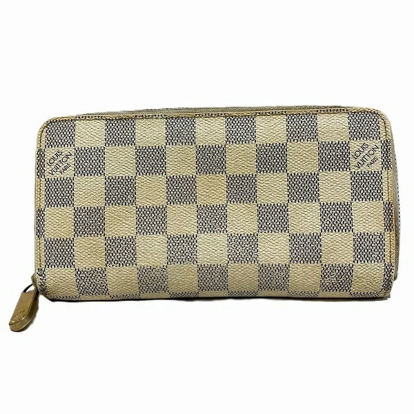 ルイヴィトンアズール ジッピーウォレット N41660 財布 長財布 ユニセックス 【中古】