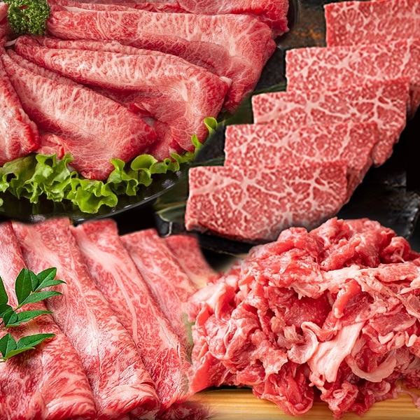 4種 合計1.4kg 佐賀牛詰め合わせ　佐賀牛 和牛 牛肉 肉 国産 ステーキ 肩ロース モモスライス 切り落としすき焼き しゃぶしゃぶ 牛しゃぶ 肉じゃが 牛丼 詰め合わせ 食べ比べ 高級 霜降り