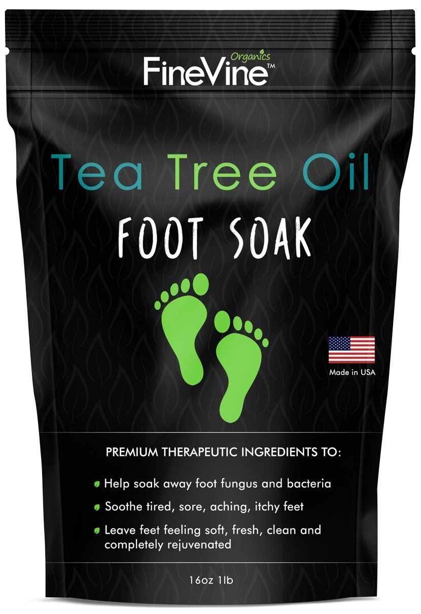 Tea Tree Oil Foot Soak with Epsom Salt - Made in U