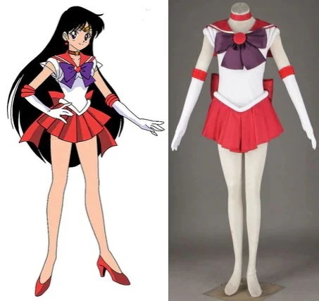 特価 美少女戦士セーラームーン 火野レイ風　コスプレ衣装 コスチューム アニメコスプレ衣装 ハロウィン クリスマス服 変装服仮装