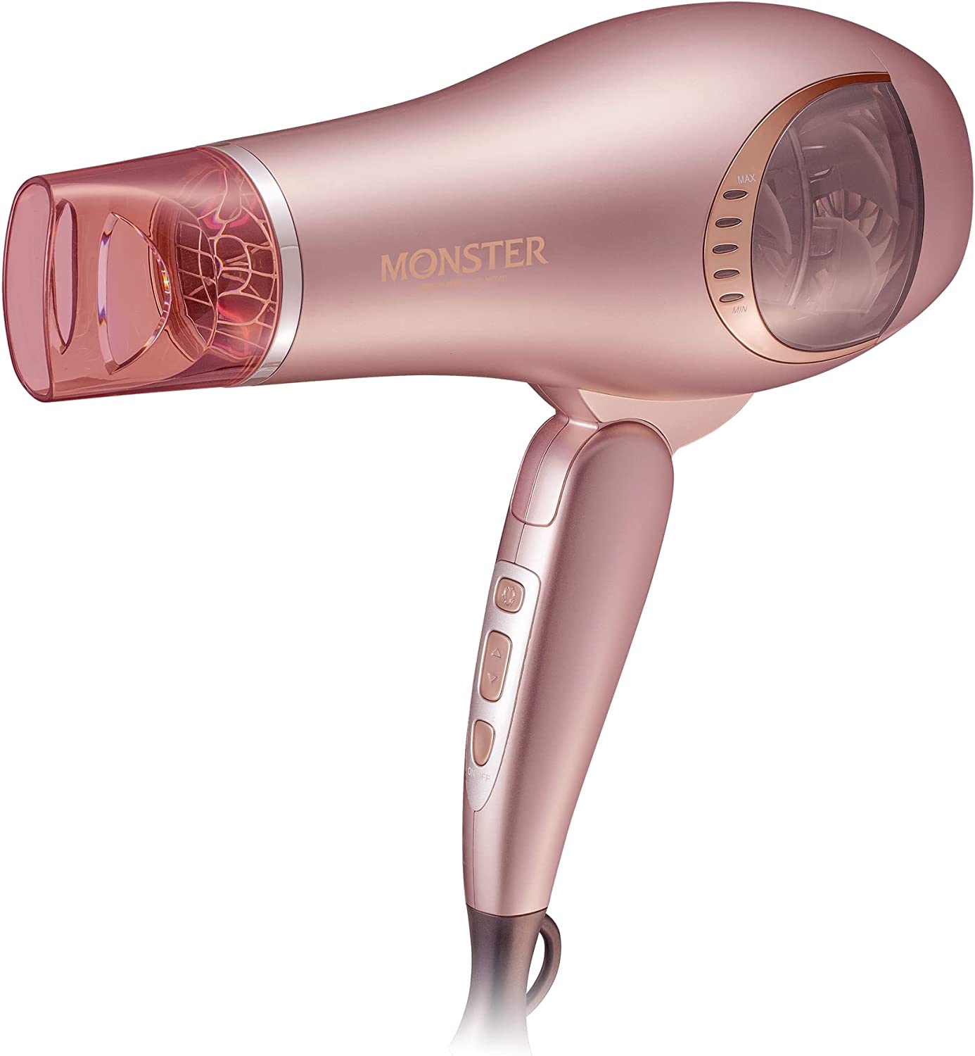 ドライヤー 大風量 モンスター コイズミ KHD-W740/N ゴールド 速乾 マイナスイオン