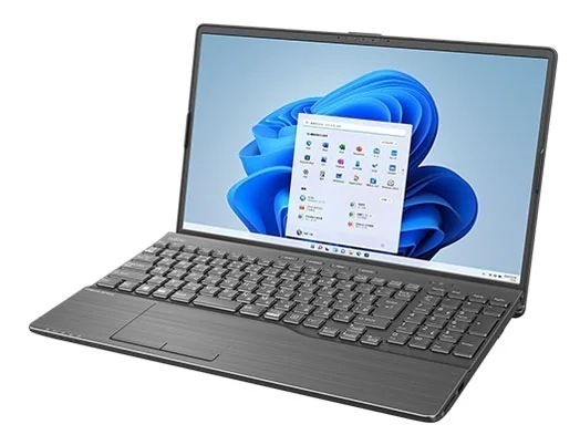 FMV LIFEBOOK AH50/H3 FMVA50H3B [ブライトブラック] ノートパソコン(15.6型/AMD Ryzen 7 5700U/16GB/256GB/win 11/OFFICE)