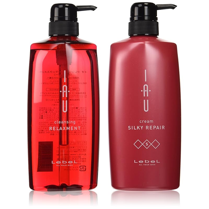 【即納】【ルベル】イオクレンジング＆クリームセット リラックスメント＆シルキーリペア 600ml ダメージコントロール