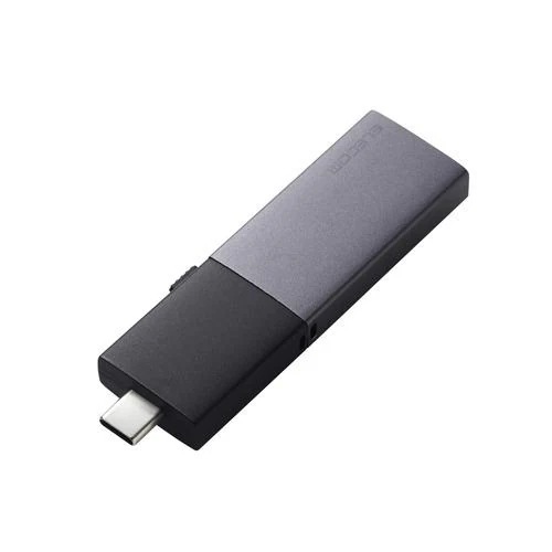 エレコム ESD-EWC2000GBK USB Type-C USB-A対応 外付けポータブルSSD 2TB ブラック