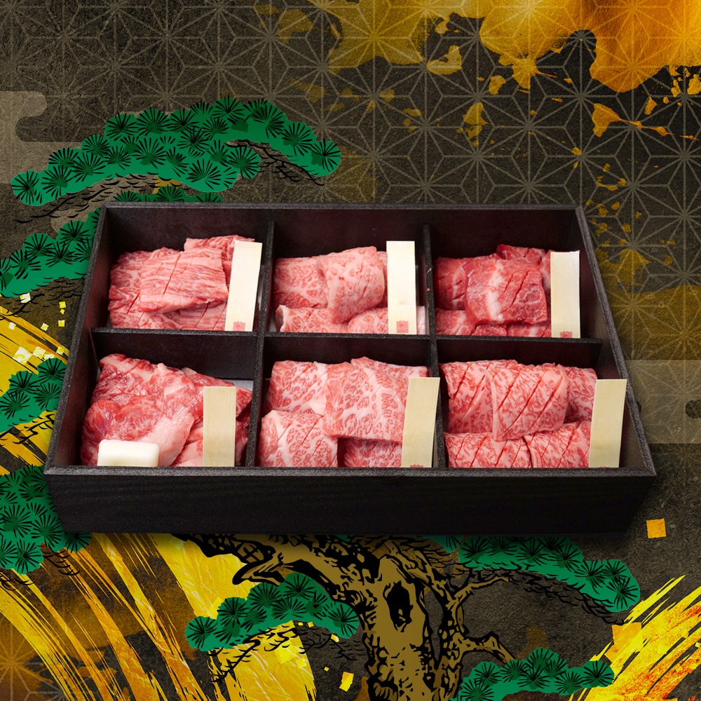 近江牛食べ比べセット【松】　牛肉 厳選 ヒレ サーロイン ウチバラ 肩ロース ウデ イチボ 焼肉