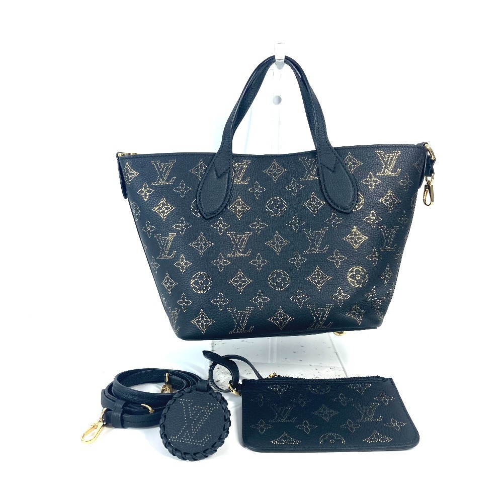 ショルダーバッグ M23393 ブロッサムPM モノグラムマヒナ トートバッグ カバン 斜め掛け ハンドバッグ モノグラムマヒナレザー ブラック