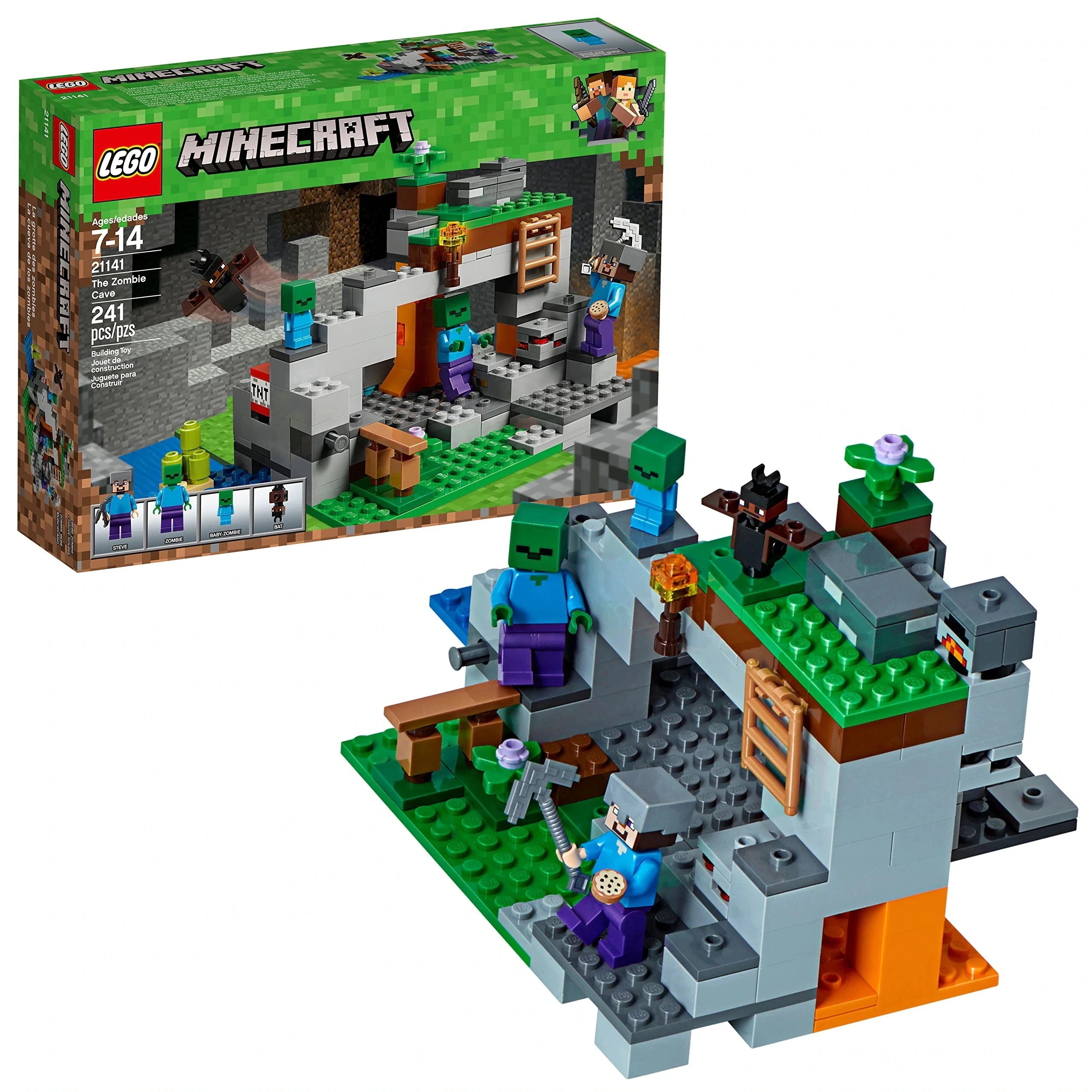 Minecraft the Zombie Cave 21141 Building Kit (241 Piece) [並行輸入品]