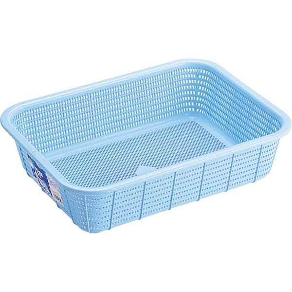 (40セット) キッチンバスケット/キッチン用品 (Lサイズ) ブルー 材質：PP メッシュ形状 『HOME＆HOME』