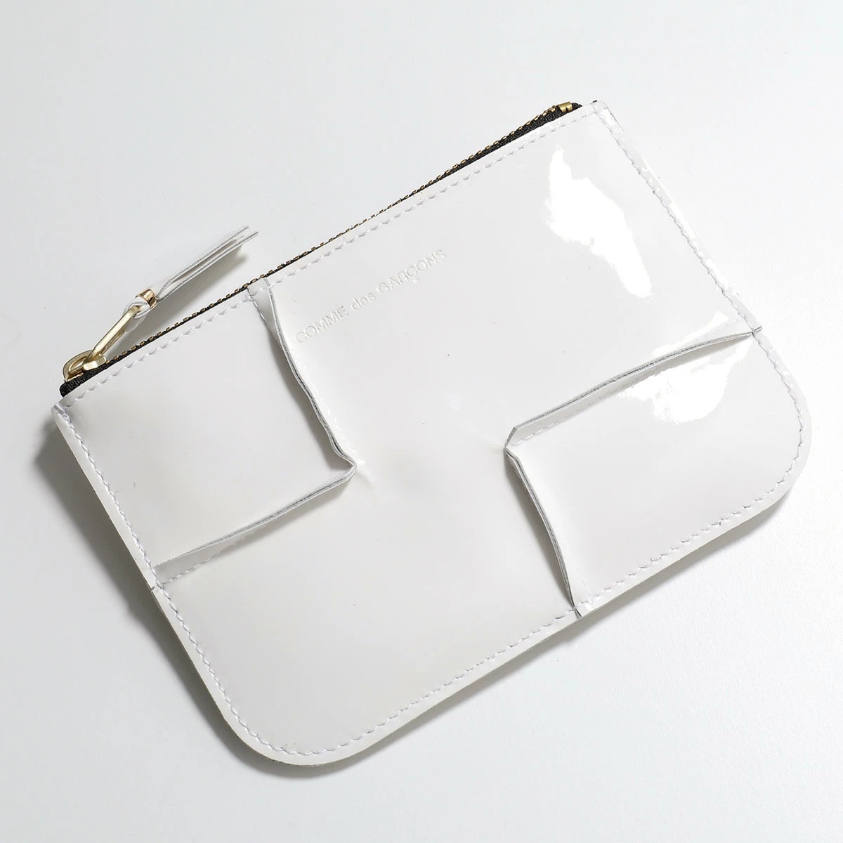 COMME des GARCONS コムデギャルソン コインケース REVERSED HEM SA8100RH メンズ カードケース レザー WHITE