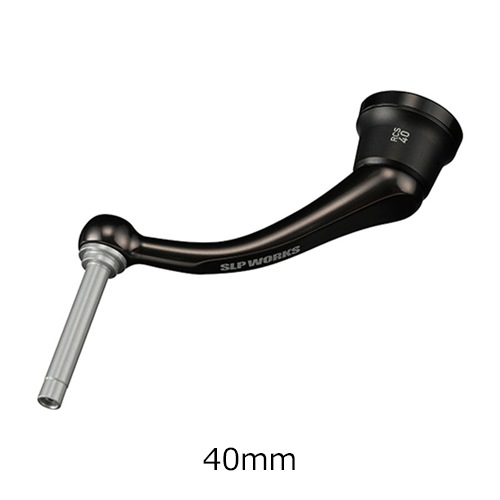 SLPワークス 25RCSマシンカットブラックハンドル40mm 25RCS マシンカットブラックハンドル 40mm 00082435SLP