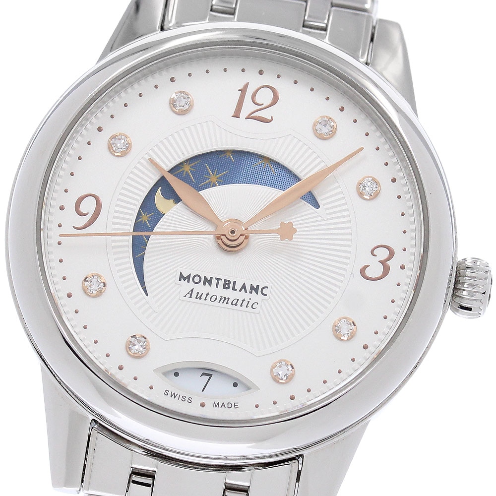 モンブラン MONTBLANC 119934 ボエム デイ＆ナイト 8Pダイヤ 自動巻き レディース 良品 _962523【中古】