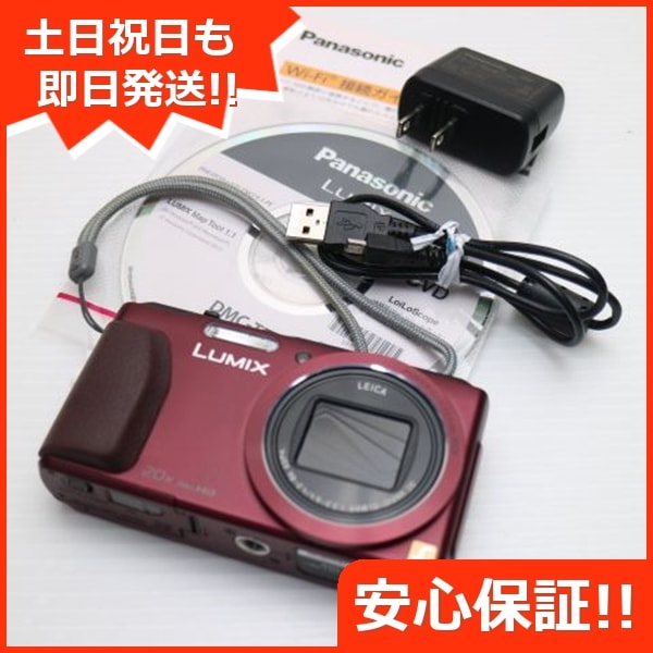 超美品 DMC-TZ40 LUMIX レッド デジカメ Panasonic 30