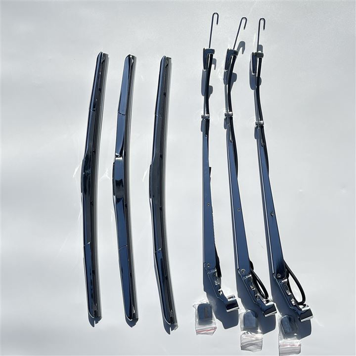 日野 大型 17プロフィア H29.5頃～ クローム メッキ ワイパーアーム＆ブレードセット トラック用品