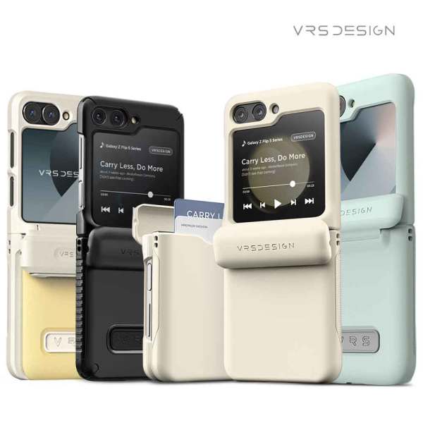 ギャラクシー Zフリップ5 ケース カード 2枚収納 自動ヒンジ保護ケース全体集