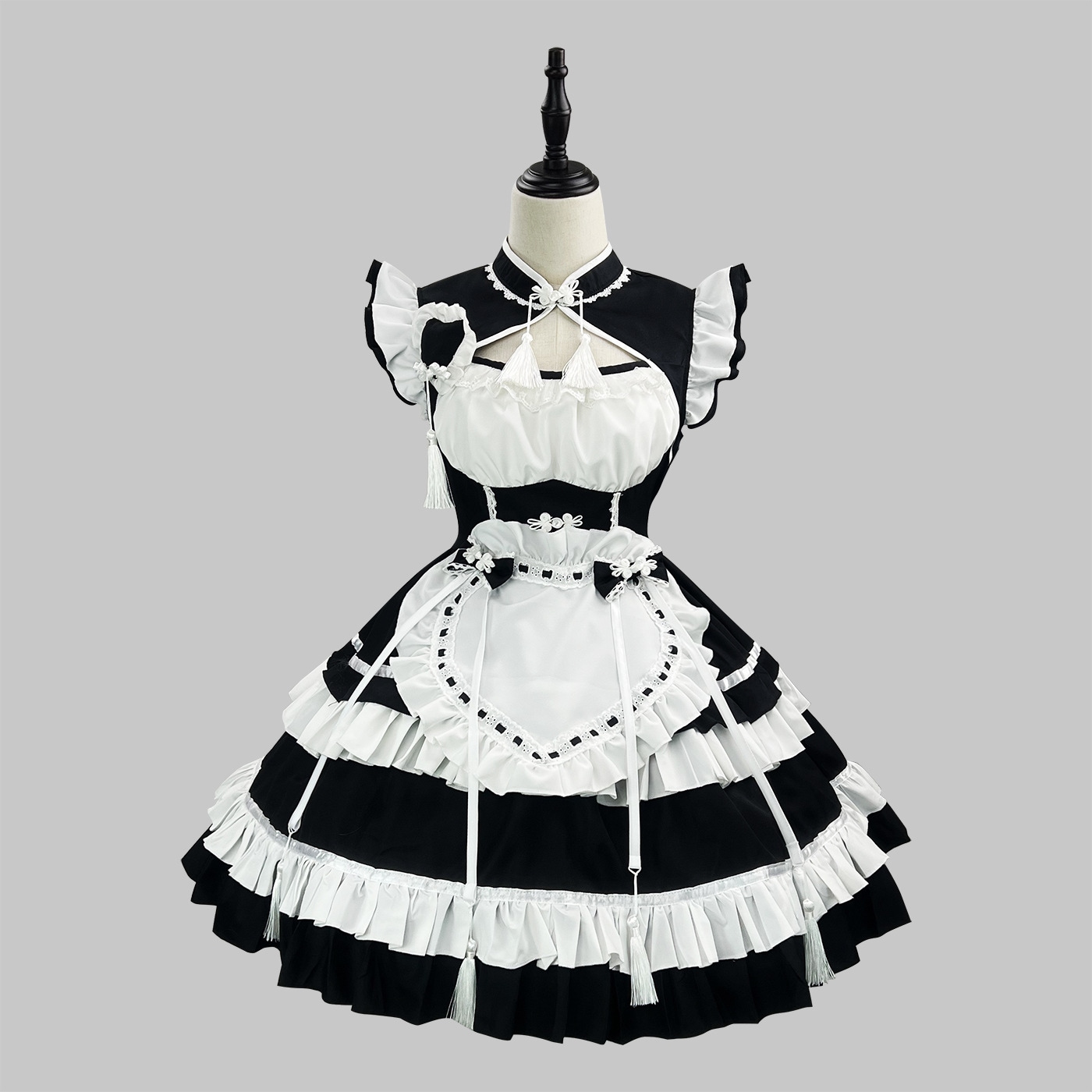2025年新年元宵節チャイニーズメイド服cos新作チャイナチャイナロリータメイド服スーツドレス