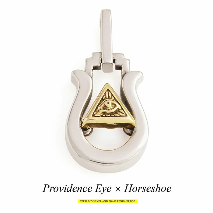 メール便なら送料無料 シルバーアクセサリー メンズ ペンダントトップ pe2158 幸運の象徴と神秘