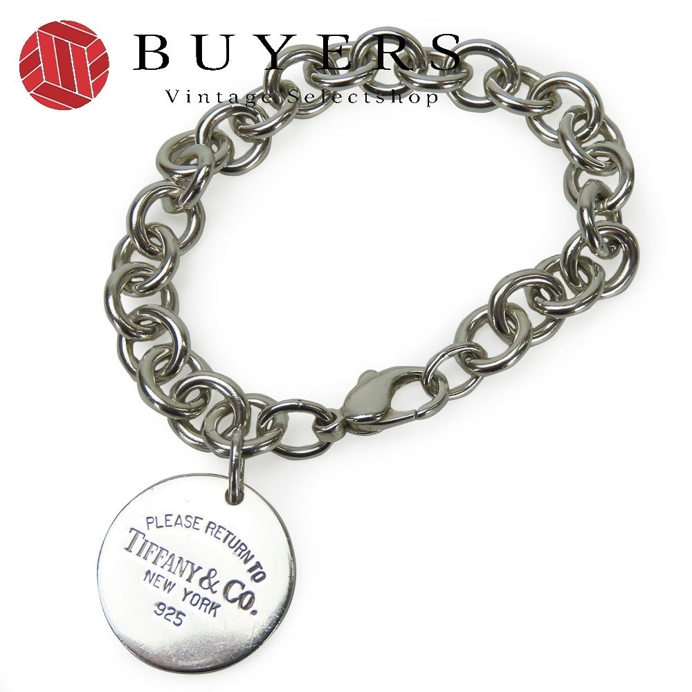 中古 ブレスレット リターン トゥ シルバー925 約35.7g シルバー タグ チェーン アクセサリー レディース 女性