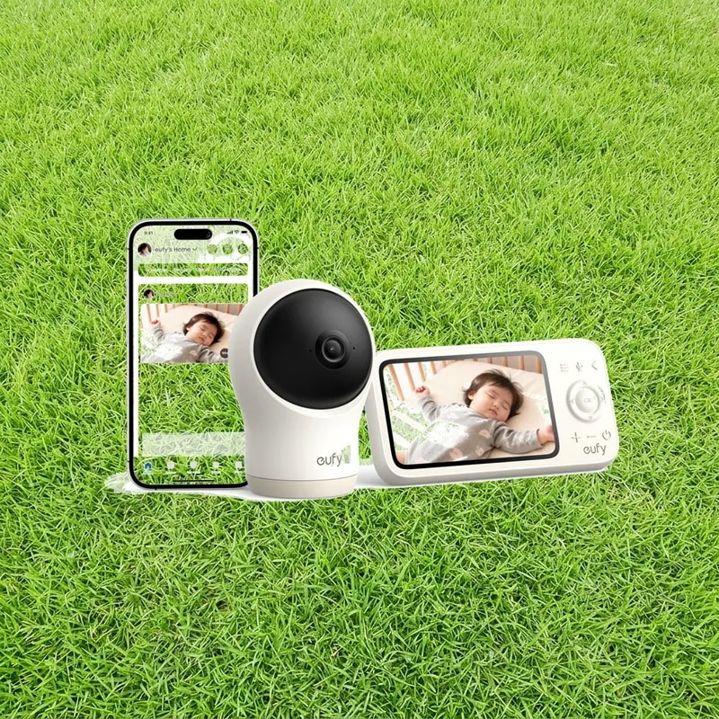 【BabyTech Awards 2025-26 認定商品】 Anker Eufy (ユーフィ) Baby Monitor C10（ベビーモニター） 約300万画素/2K 4倍ズーム/動作・室温検知/