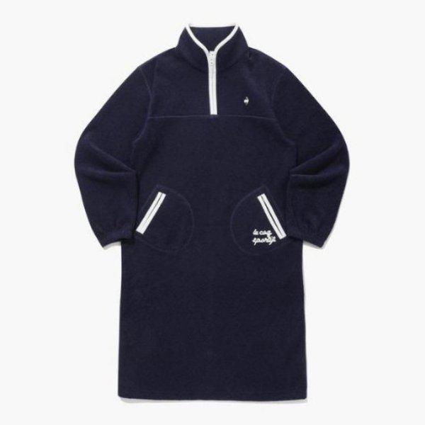 ショートパンツ JQS QP422OOPO1-NVY 女性 フラッピーニット ルーズフィット ワンピース / NAVY