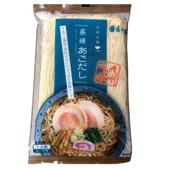 まるいち 長崎あごだしラーメン スープ付 1人前x40入 Z4246