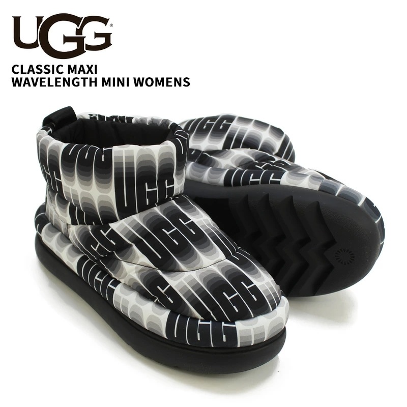 アグ UGG ウィメンズ クラシック マキシ ウェーブレングス ミニ Women s Classic Maxi Wavelength Mini ショートブーツ 厚底 レディース 1132915