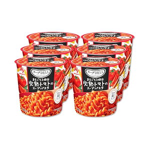 味の素 スープDELI まるごと1個分完熟トマトのスープパスタ 容器入 6個セット スープデリ 野菜スープ 即席スープ 備蓄