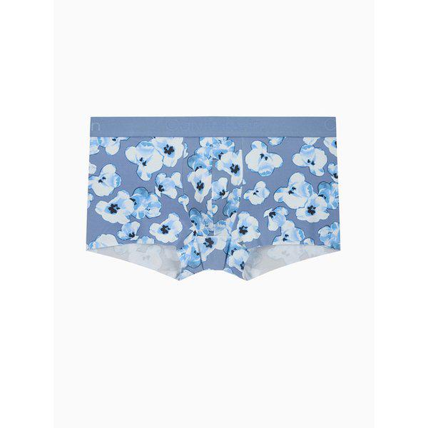 男性CKブラックプリントローライズトランク_NB44222K4