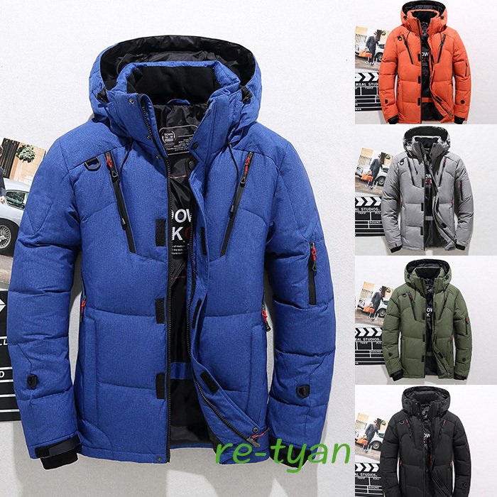 大人気 ダウンジャケット メンズ 軽量 冬物 冬服アウター 大きいサイズ 防寒 20代30代40代50代 紳士 男性 ファッション 秋冬 暖かい フード付き カジュアル