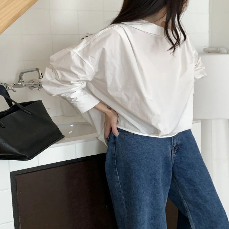 カウルネックモダンブラウス(韓国セレクトショップ)