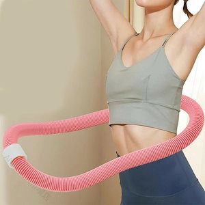底値フラフープ ダイエット 静音設計 ソフト素材 折りたたみ式 水洗い可能 エクササイズ コンパクト ポータブル 一体化PVC 痛くない スポーツギアフラフープ ダイエット 静音設計 ソフト素材