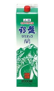 【送料無料】【ケース販売】銀盤 名水 蘭パック 2000ml 6本【北海道沖縄県東北四国九州地方は必ず送料が掛かります】