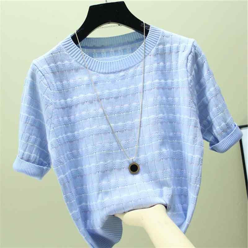 レディース ファッション 服 オシャレ カワイイ シンプル 大人カワイイ 大きいサイズ ストライプ ハイウエスト セーター トップス 秋 5,377円