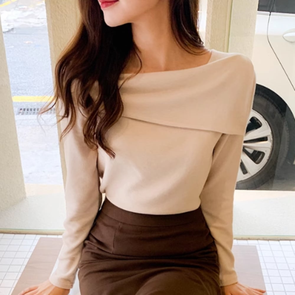 オフショルダー ブラウス エレガント レディース トップス ボリューム袖 萌袖 大人可愛い 上品 おしゃれ メンズライク エレガント コスプレ カフェ S M L ベージュ