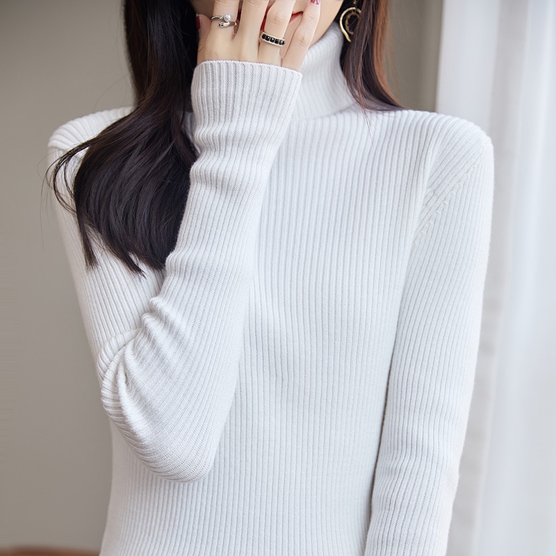 トップス ニットソー 長袖 タートルネック プルオーバー ミディアム丈 萌え袖 かわいい 大人可愛い きれいめ シンプル 上品 おしゃれ かっこいい カジュアル こなれ感 ルーズ 個性的 主役級