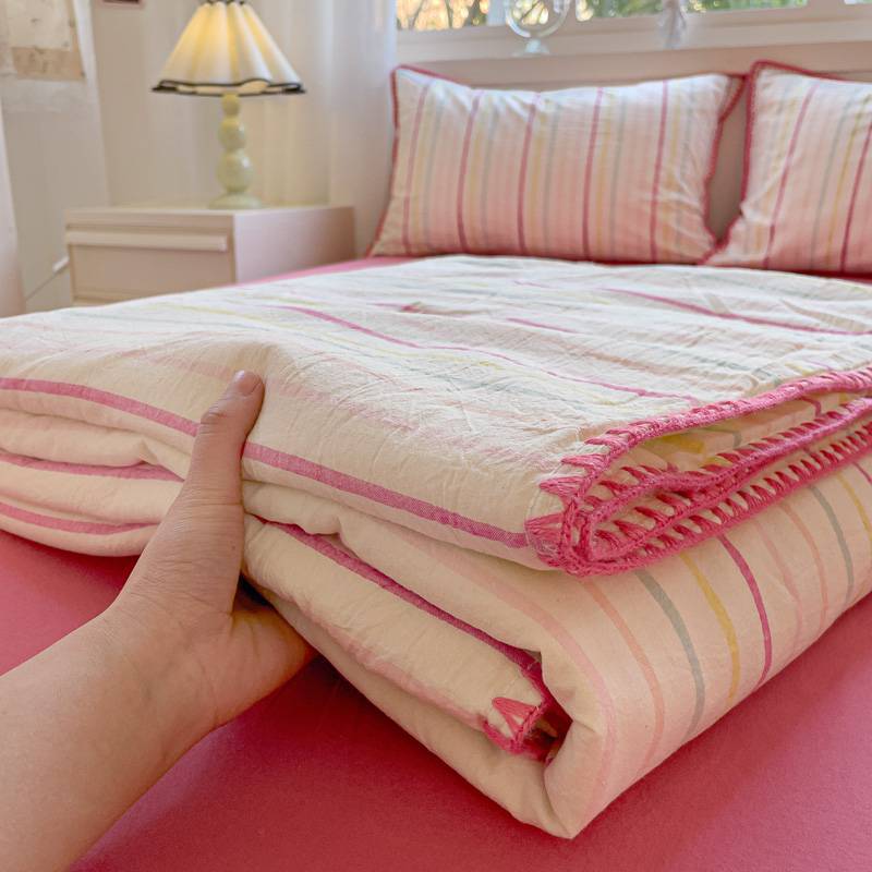 2025新全綿水洗綿糸紋夏掛け布団芯