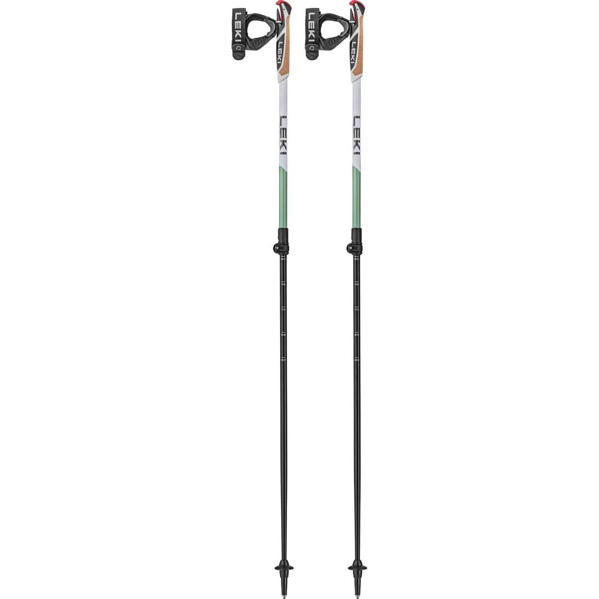 レキ LEKI アウトドア 登山 ノルディックウォーキング スピン シャーク SL 1300479 グリーン トレッキング ポール ストック 二段伸縮式